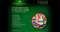 Desktop Screenshot of interpreters4depos.com